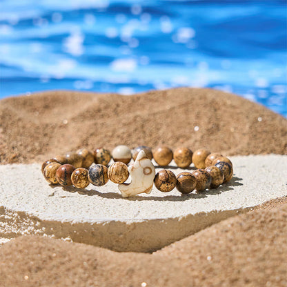 FREE Today: Spiritual Balance Natural Various Stones Dolphin Bracelet
