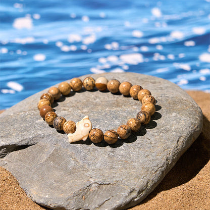 FREE Today: Spiritual Balance Natural Various Stones Dolphin Bracelet