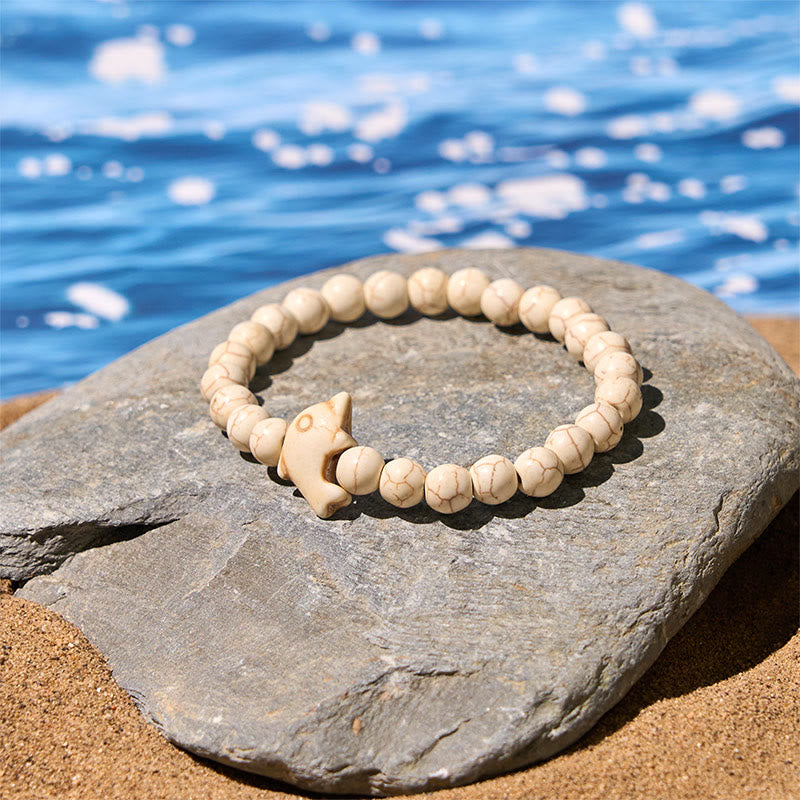 FREE Today: Spiritual Balance Natural Various Stones Dolphin Bracelet