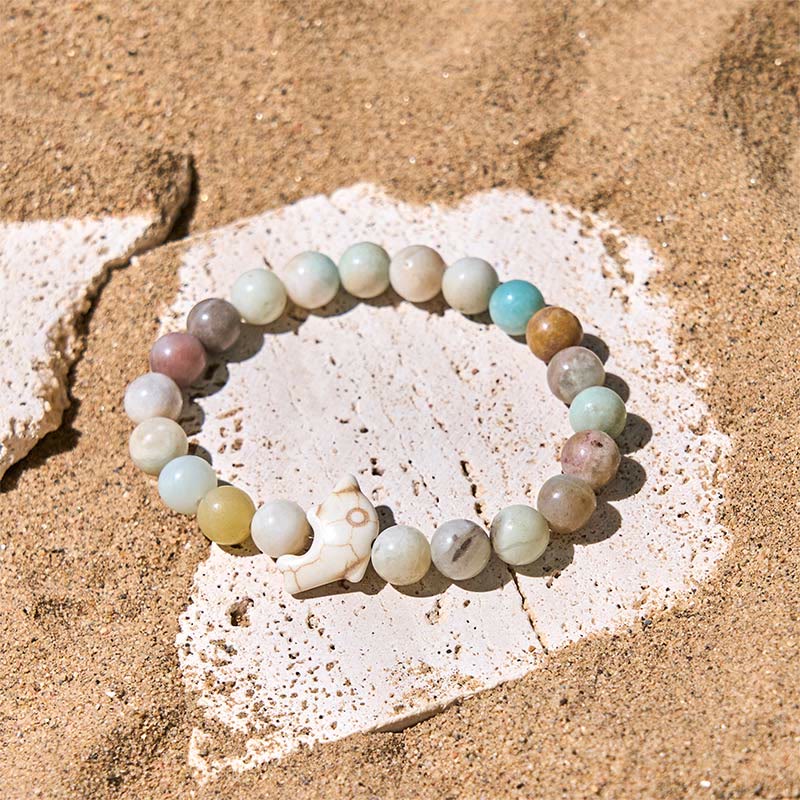 FREE Today: Spiritual Balance Natural Various Stones Dolphin Bracelet