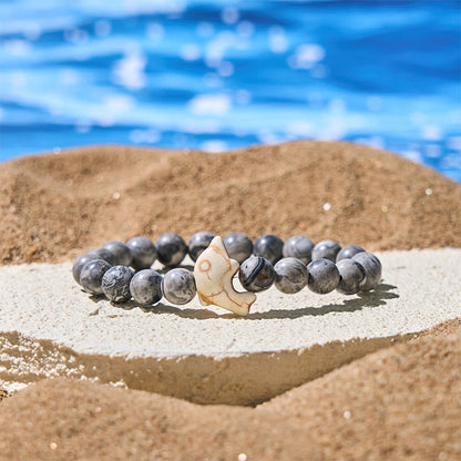 FREE Today: Spiritual Balance Natural Various Stones Dolphin Bracelet