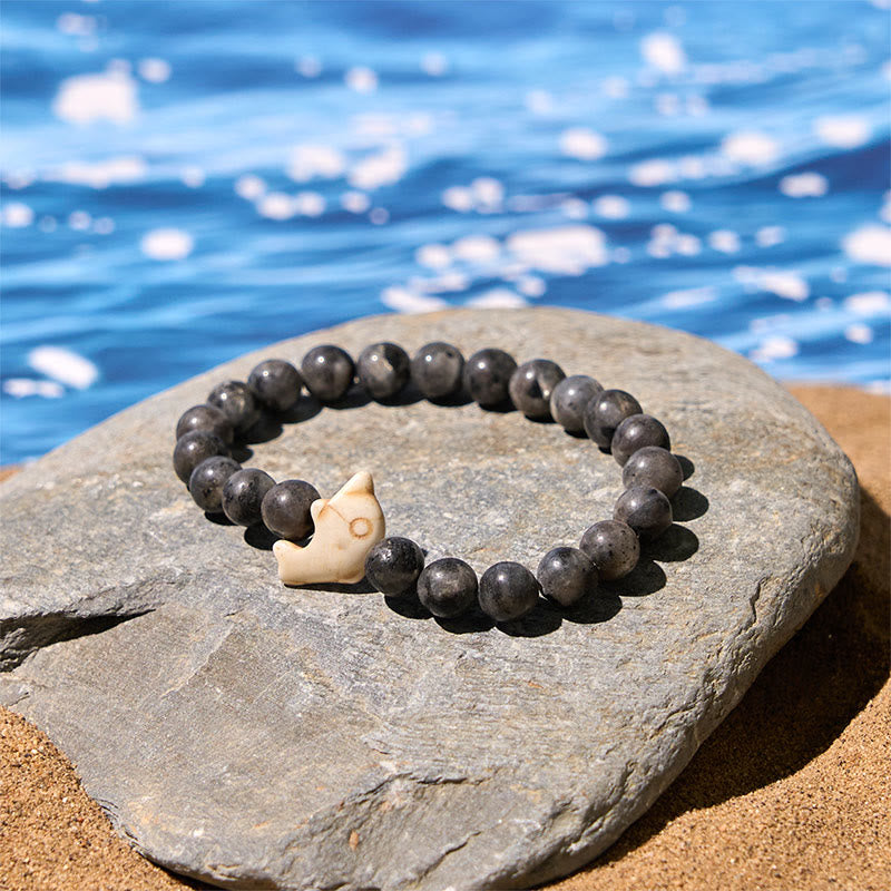 FREE Today: Spiritual Balance Natural Various Stones Dolphin Bracelet