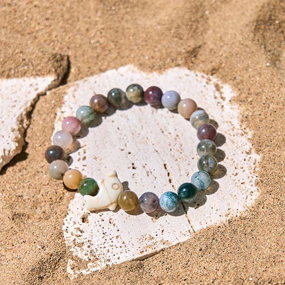 FREE Today: Spiritual Balance Natural Various Stones Dolphin Bracelet