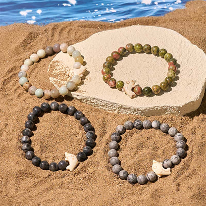 FREE Today: Spiritual Balance Natural Various Stones Dolphin Bracelet
