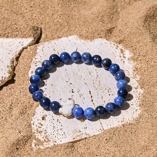Buddha Stones Natural Various Stones Elephant Spiritual Strength Bracelet