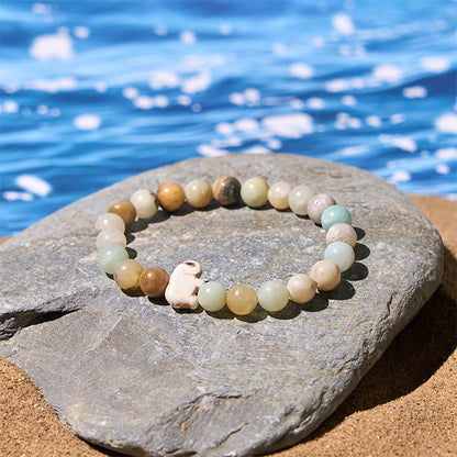 Buddha Stones Natural Various Stones Elephant Spiritual Strength Bracelet