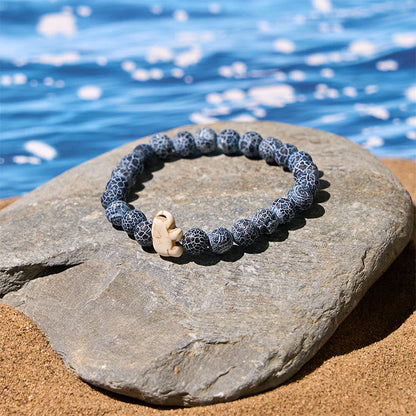 Buddha Stones Natural Various Stones Elephant Spiritual Strength Bracelet