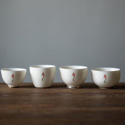 Buddha Stones Koi Fish Teacup Kung Fu Tea Cup
