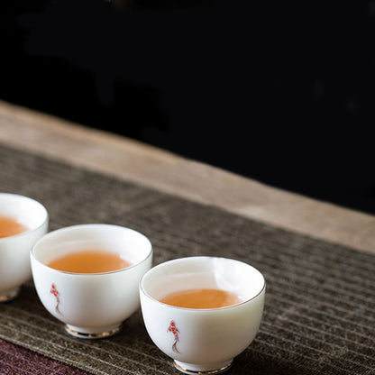 Buddha Stones Koi Fish Teacup Kung Fu Tea Cup