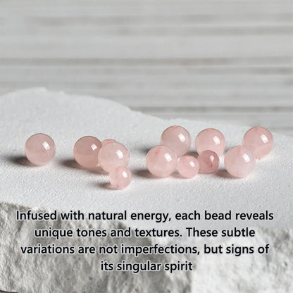 Buddha Stones 925 Sterling Silver Lotus Design Natural Pink Crystal Soothing Bracelet