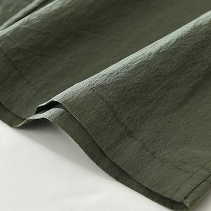Buddha Stones Daily Long Sleeve Buttons Simple Design Men's Shirt With Pockets
