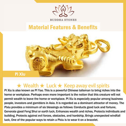 Buddha Stones Dragon Pixiu Mountain Ghosts Spend Money Luck Leather Watch Band Bracelet