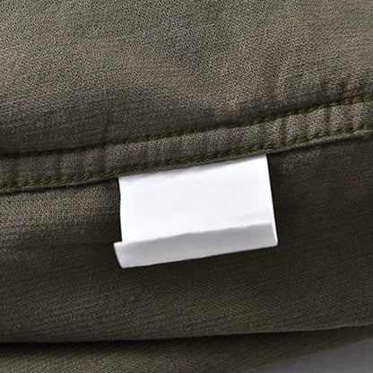 Buddha Stones Plain Button Down Cotton Corduroy Men's Long Sleeve Jacket
