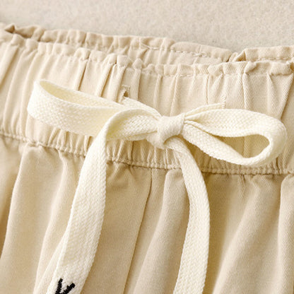 Buddha Stones Casual Rope Women's Cotton Polyester Pants With Pockets