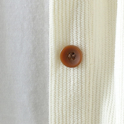 Buddha Stones Corduroy Women's Cotton Long Sleeve Jacket With Pockets