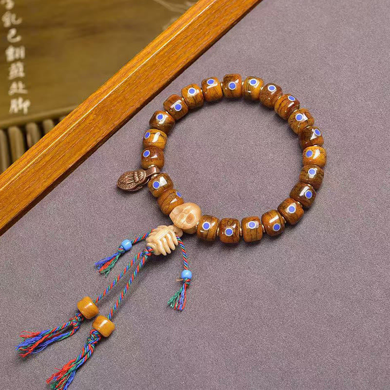 Buddha Stones Tibetan Bone Beads The Lord Of The Corpse Forest Keep Away Evil Spirits Bracelet