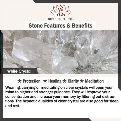 Buddha Stones Natural Strawberry Quartz White Crystal Pearl Positive Bracelet