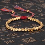 BuddhaZens Tibetan Copper Beads Healing Luck Bracelet