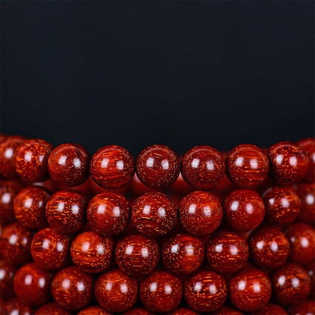 Tibetan Small Leaf Red Sandalwood Balance Bracelet (Extra 30% Off | USE CODE: FS30)