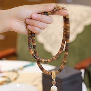 Buddhazens 108 Mala Beads Bodhi Seed Buddha Hand Lotus Engraved Harmony Bracelet Mala Bracelet BS 5