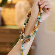 Buddhazens 108 Mala Beads Bodhi Seed Buddha Hand Lotus Engraved Harmony Bracelet Mala Bracelet BS 9