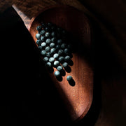 Buddhazens 925 Sterling Silver 108 Mala Beads Eagle's Eye Stone Moonstone Positive Bracelet Mala Bracelet BS 17