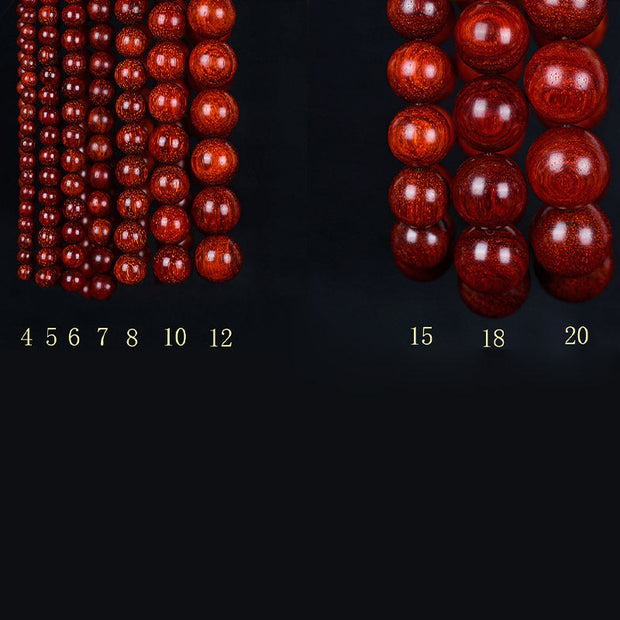 Tibetan Small Leaf Red Sandalwood Balance Bracelet (Extra 30% Off | USE CODE: FS30)