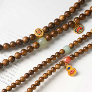 Buddhazens Tibetan Rosewood Protection Calm Bracelet Mala Mala Bracelet BS 17