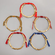 BuddhaZens Tibetan Copper Beads Healing Luck Bracelet