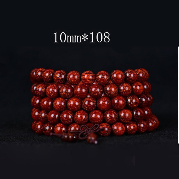 Tibetan Small Leaf Red Sandalwood Balance Bracelet (Extra 30% Off | USE CODE: FS30)