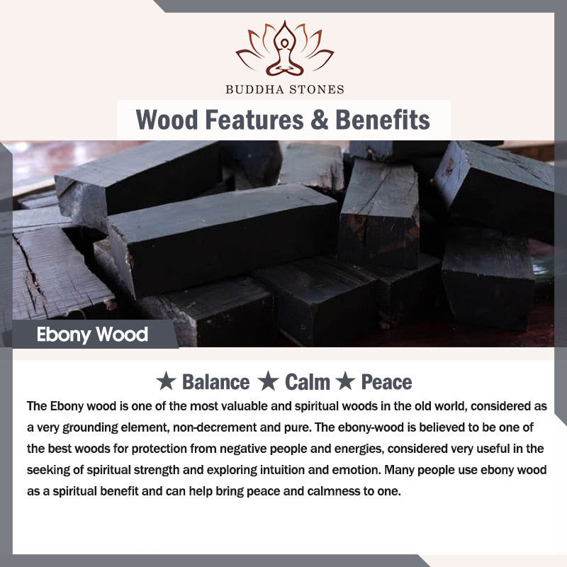 FREE Today: Peace and Calm Ebony Wood Venus Aurora Bead Lacquer Craft Necklace Pendant