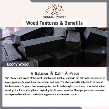 FREE Today: Peace and Calm Ebony Wood Venus Aurora Bead Lacquer Craft Necklace Pendant
