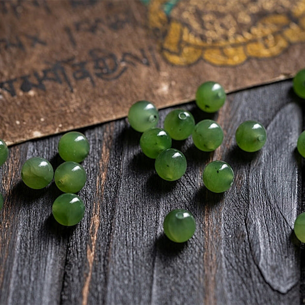 Buddhazens Natural Tibet 108 Mala Beads Purple Bodhi Seed Hetian Cyan Jade Copper Dorje Peace Bracelet Mala Bracelet BS 8