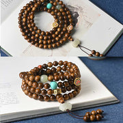 Buddhazens Tibetan Rosewood Protection Calm Bracelet Mala Mala Bracelet BS 18